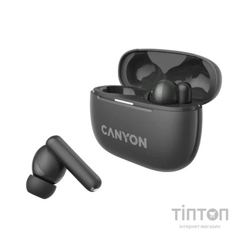 Навушники Canyon TWS-10 OnGo ANC ENC Black (CNS-TWS10BK)
