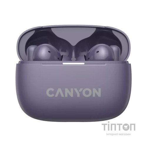 Навушники Canyon TWS-10 OnGo ANC ENC Purple (CNS-TWS10PL)