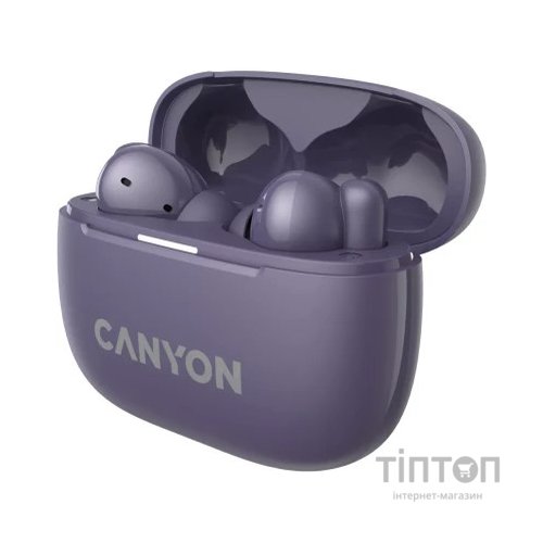 Навушники Canyon TWS-10 OnGo ANC ENC Purple (CNS-TWS10PL)