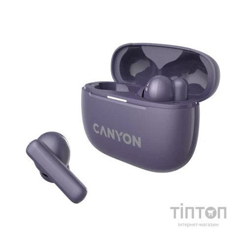 Навушники Canyon TWS-10 OnGo ANC ENC Purple (CNS-TWS10PL)