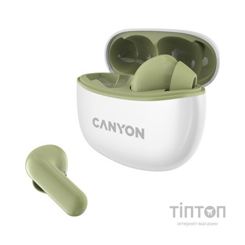 Навушники Canyon TWS-5 Green (CNS-TWS5GR)