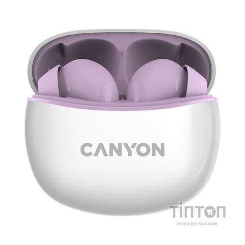 Навушники Canyon TWS-5 Purple (CNS-TWS5PU)