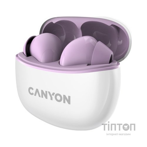 Навушники Canyon TWS-5 Purple (CNS-TWS5PU)