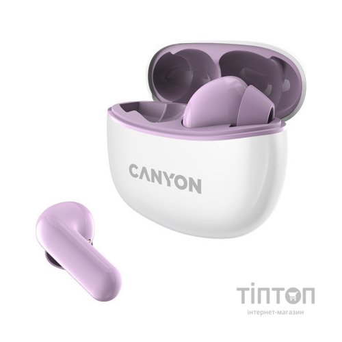 Навушники Canyon TWS-5 Purple (CNS-TWS5PU)
