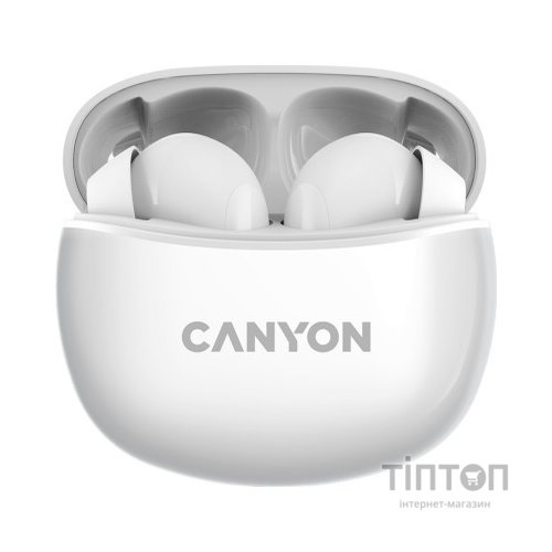 Навушники Canyon TWS-5 White (CNS-TWS5W)