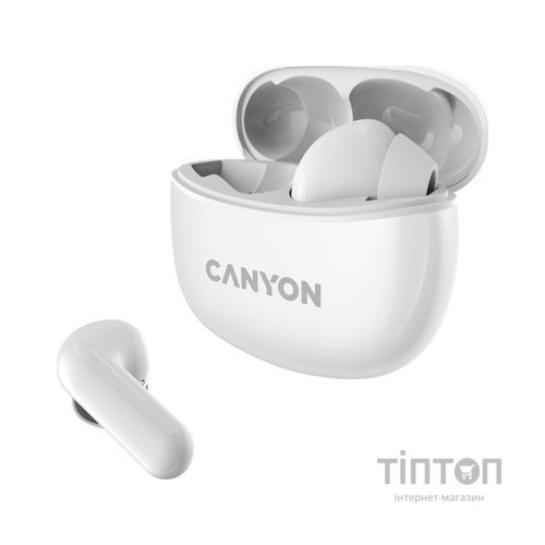 Навушники Canyon TWS-5 White (CNS-TWS5W)