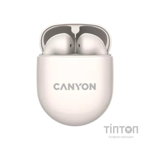 Навушники Canyon TWS-6 Beige (CNS-TWS6BE)