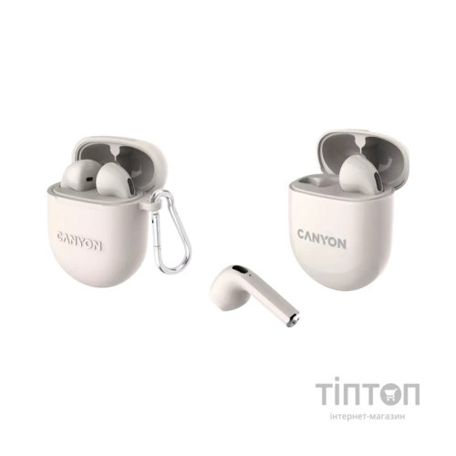 Навушники Canyon TWS-6 Beige (CNS-TWS6BE)