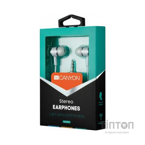 Навушники Canyon White (CNE-CEPM01W)