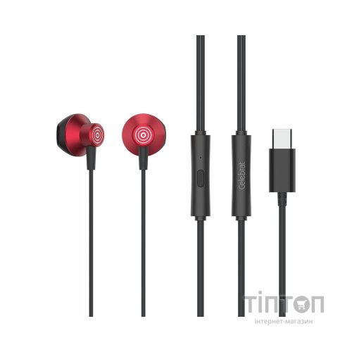 Навушники Celebrat D14 Red (1006637)