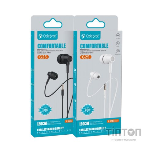 Навушники Celebrat G25 Black (1006644)