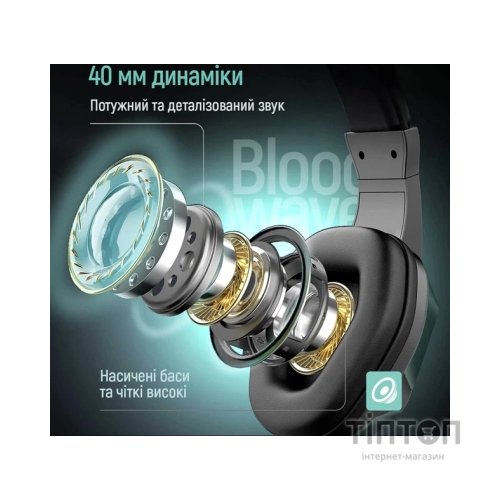 Навушники ColorWay Bloodwave LED Black (CW-HPG01BK)
