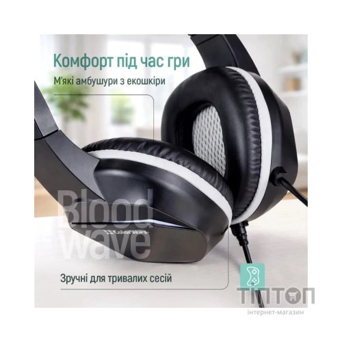 Навушники ColorWay Bloodwave LED Black (CW-HPG01BK)