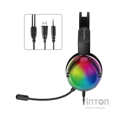 Навушники ColorWay Firestrike RGB Black (CW-HPG04BK)