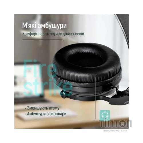 Навушники ColorWay Firestrike RGB Black (CW-HPG04BK)