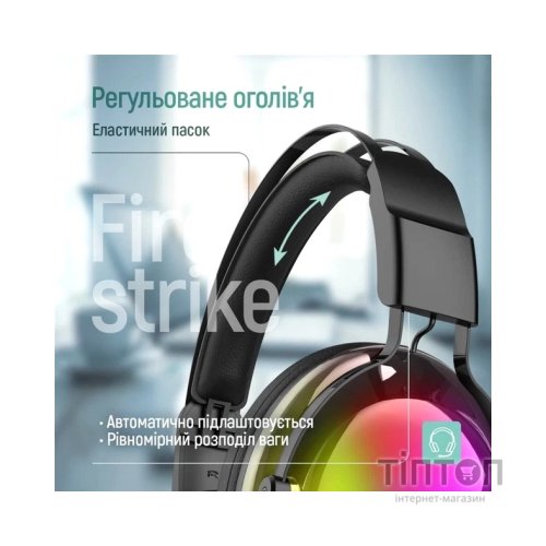 Навушники ColorWay Firestrike RGB Black (CW-HPG04BK)