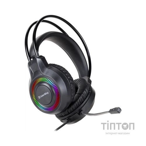 Навушники ColorWay GlowCore RGB Black (CW-HPG02BK)