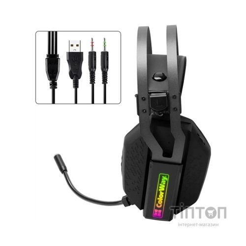 Навушники ColorWay Hyperblast RGB Black (CW-HPG05BK)