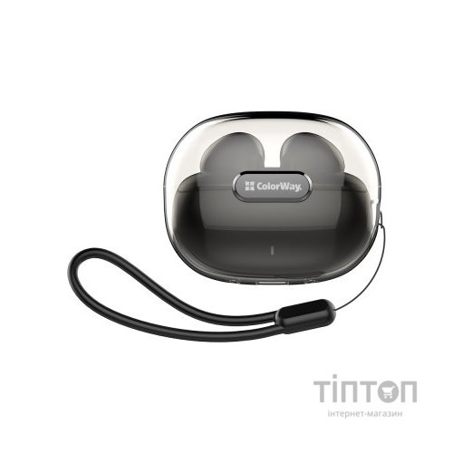 Навушники ColorWay Slim TWS-2 Earbuds Black (CW-TWS2BK)