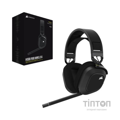 Навушники Corsair HS80 RGB Wireless Carbon (CA-9011235-EU)