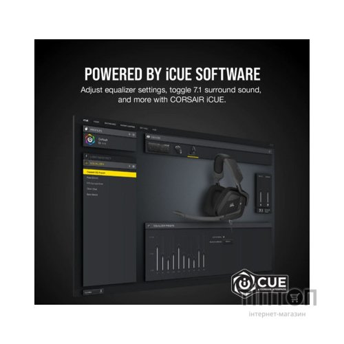 Навушники Corsair Void Elite Surround Surround Carbon (CA-9011205-EU)
