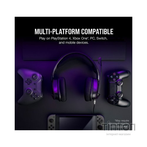Навушники Corsair Void Elite Surround Surround Carbon (CA-9011205-EU)