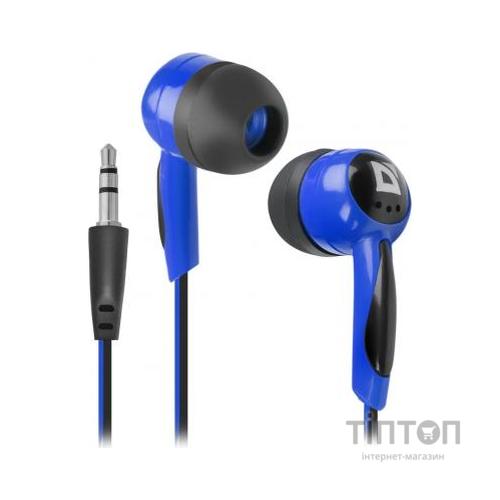 Навушники Defender Basic 604 Black-Blue (63608)