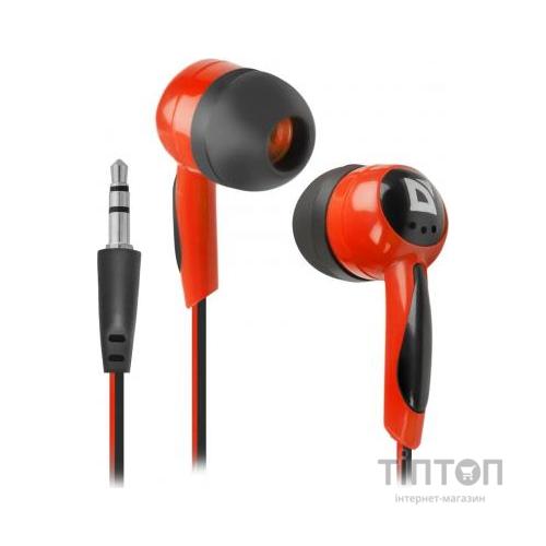 Навушники Defender Basic 604 Black-Red (63605)