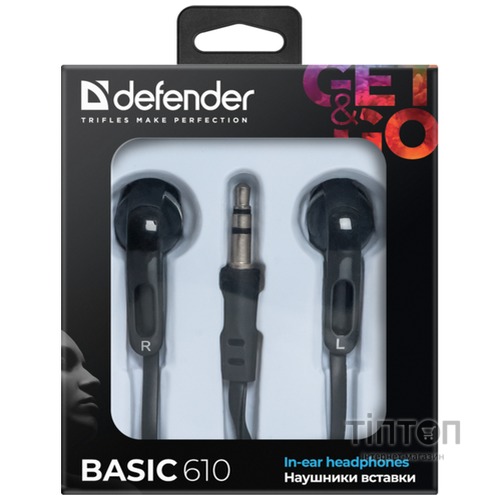 Навушники Defender Basic-610 Black (63610)