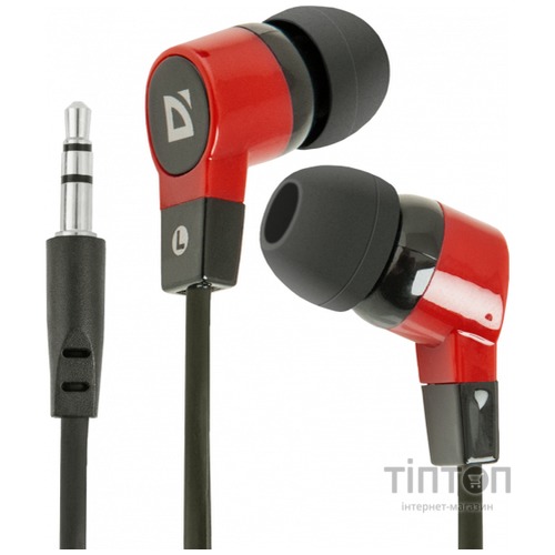 Навушники Defender Basic 619 Black-Red (63619)