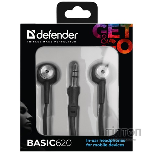 Навушники Defender Basic-620 Black (63620)