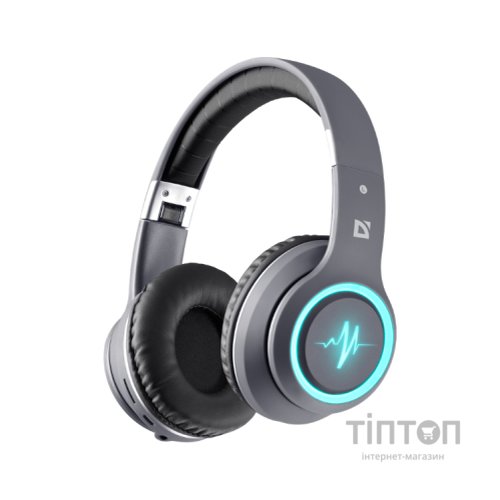 Навушники Defender FreeMotion B571 Bluetooth LED Gray (63571)