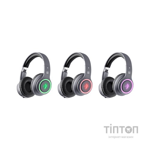 Навушники Defender FreeMotion B571 Bluetooth LED Gray (63571)
