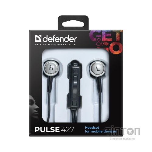 Навушники Defender Pulse 427 Black (63427)