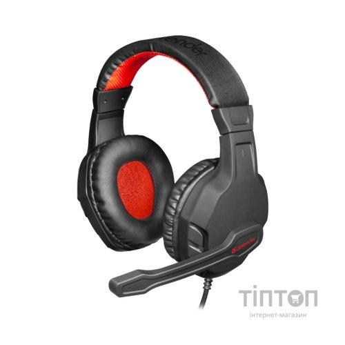 Навушники Defender Сujo Black-Red (64505)