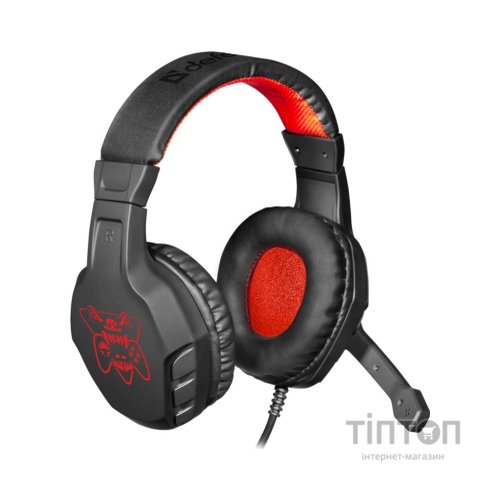 Навушники Defender Сujo Black-Red (64505)