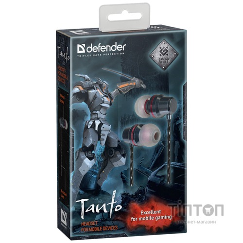 Навушники Defender Tanto Black-Grey (64451)