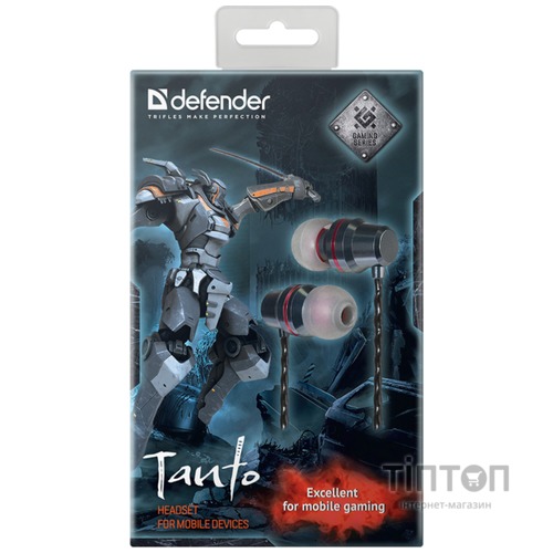 Навушники Defender Tanto Black-Grey (64451)