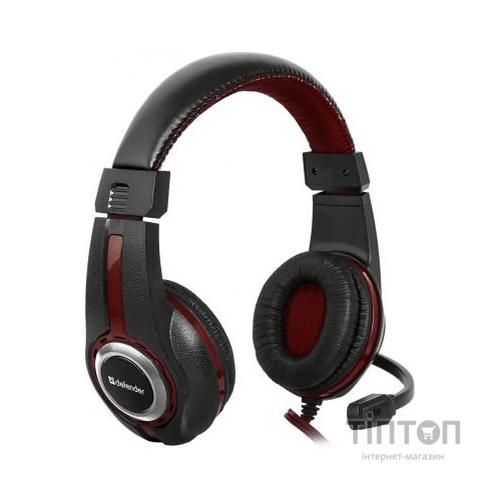 Навушники Defender Warhead G-185 Black-Red