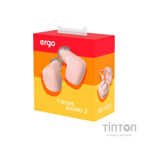 Навушники Ergo BS-530 Twins Nano 2 Pink (BS-530P)