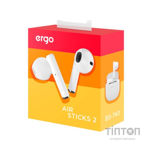 Навушники Ergo BS-740 Sticks Nano 2 White (BS-740W)