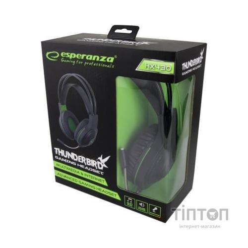 Навушники Esperanza EGH430 Black-Green (EGH430)