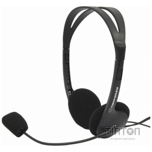 Навушники Esperanza EH102 чорний