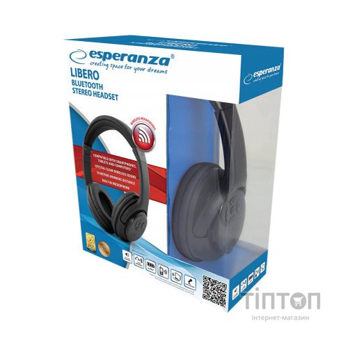 Навушники Esperanza Libero Black (EH163K)