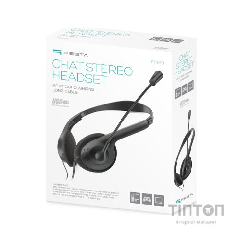 Навушники Fiesta Mic FIS1020 Stereo USB (FIS1020)