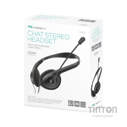 Навушники Fiesta Mic FIS1020 Stereo USB (FIS1020)