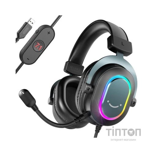 Навушники Fifine H6 RGB 7.1 Black (H6)
