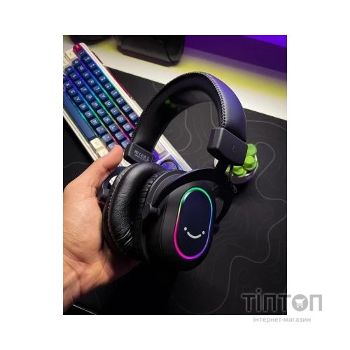 Навушники Fifine H6 RGB 7.1 Black (H6)