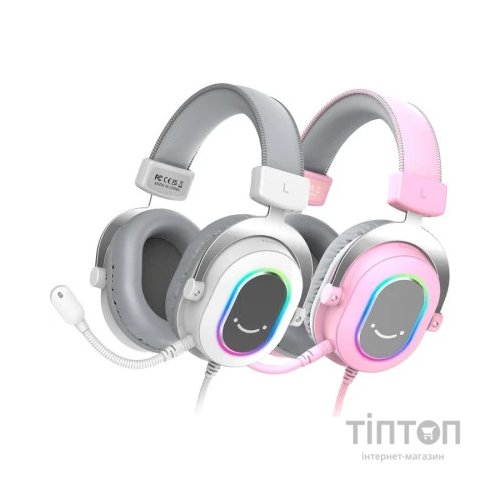 Навушники Fifine H6 RGB 7.1 Pink (H6P)