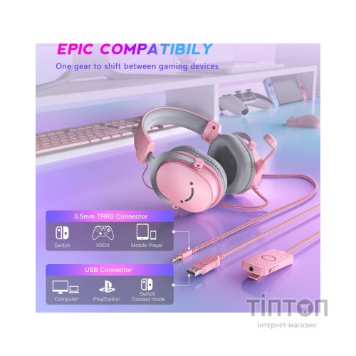 Навушники Fifine H9P Pink (H9P)